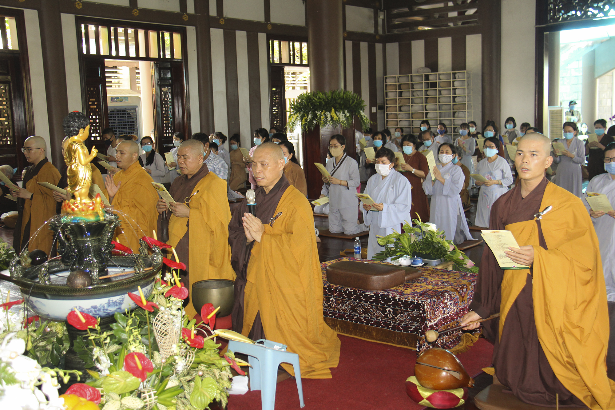 Tu viện Khánh An trang nghiêm tổ chức lễ Phật đản PL. 2564 - 2020