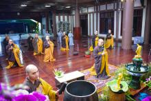 Tu viện Khánh An khai Pháp khóa an cư kiết hạ PL. 2565 - 2021 