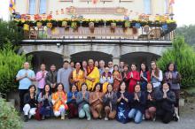 Ngài Lạt ma Neten Ringpoche Tulku giảng pháp trong khóa tu Theo Dấu Chân Thầy tại Thiền Viện Khánh An - Đức quốc 
