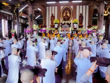 Trang nghiêm lễ khai mạc khóa tu Xuất gia gieo duyên tại Tu viện Khánh An mùa An cư kiết hạ PL.2568