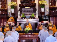 HÌNH ẢNH LỄ THẾ PHÁT, TRUYỀN GIỚI TRONG KHÓA TU XUẤT GIA GIEO DUYÊN LẦN 2 TẠI TU VIỆN KHÁNH AN