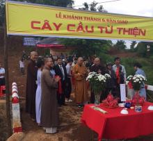 Thiền Đường Giác Sơn - Pleiku, Gia Lai trao cầu từ thiện