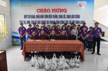 Tăng thân Tu viện Khánh An Từ Thiện Tại Trung tâm Công tác xã hội tỉnh Vĩnh Long