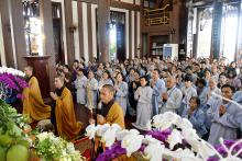 Tăng Thân Tu Viện Khánh An Tổ Chức Lễ Tưởng Niệm Đại Lão Hòa Thượng Thích Hiển Pháp