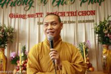 Thượng Tọa Thích Trí Chơn và buổi Giảng pháp tại Leipzig