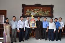 Đảng bộ, Chính quyền, MTTQ Quận 12 và Phường An Phú Đông chúc mừng Phật đản PL. 2559 Tu viện Khánh An.